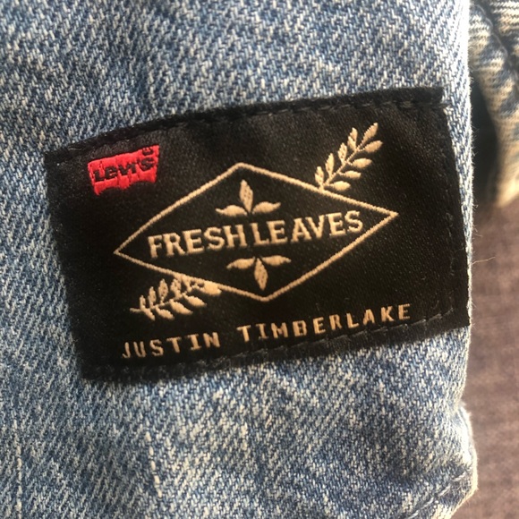 LevisXJustin Timberlake FRESH LEAVES SHIRT HOODY - Picture 3 of 3